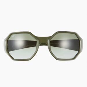 NEW 59mm Ray-Ban Green Sunglasses